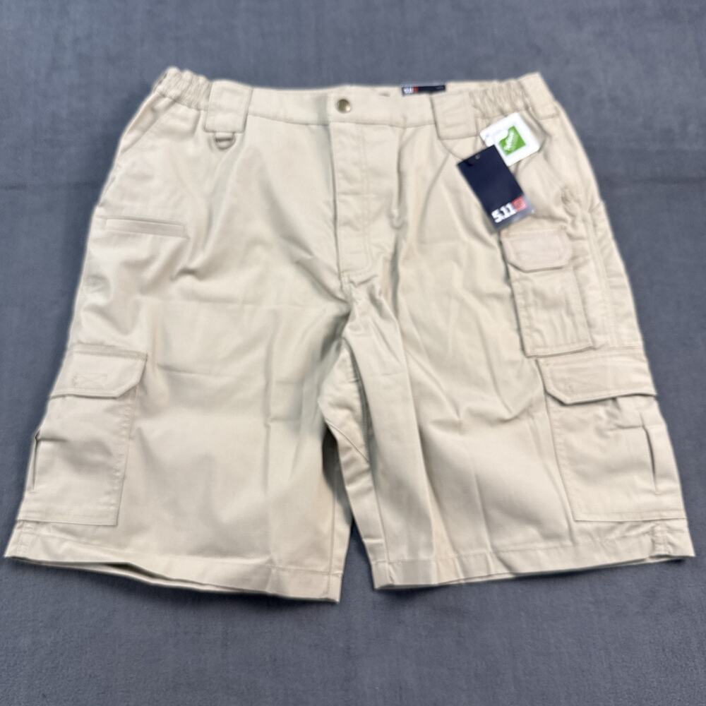 5.11 Tactical Series Shorts Mens 40 Khaki Cargo Ripstop Outdoor Work Casual